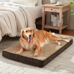 JOEJOY XL egg-crate foam distributes weight to reduce pressure points.