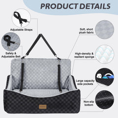 JOEJOY dimensions 30x19x14 inches fit most back seats for medium to large dogs.