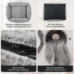 JOEJOY Anti-slip bottom keeps the bed steady on floors.