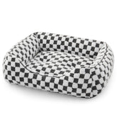 JOEJOY rectangle orthopedic dog bed with supportive design for comfy naps.