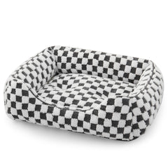 JOEJOY rectangle orthopedic dog bed with supportive design for comfy naps.