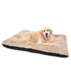 JOEJOY Large Dog Bed crate pad with ultra-soft fabric for cozy, secure naps.
