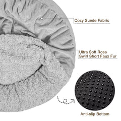 JOEJOY Machine-washable dog bed simplifies cleaning after playtime and naps.