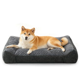 JOEJOY Orthopedic Bed front view, roomy sleep surface for medium dogs.