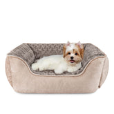 JOEJOY Rectangle Dog Bed beige: soft comfort for lounging and warmth