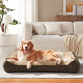 JOEJOY XL orthopedic dog bed front view shows roomy support for large dogs