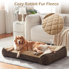 JOEJOY XL bed side view highlights thick cushioning for comfort during naps