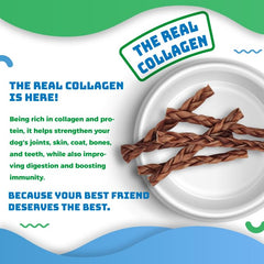 John Bully collagen for dogs odor-free packaging, promoting a clean chew experience.