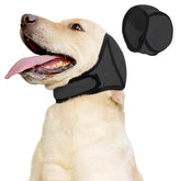 JOHNBOLIN dog ear muffs on a headband for secure fit during grooming.