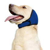 Johnbolin dog ear muffs blue waterproof wrap protects ears in winter.