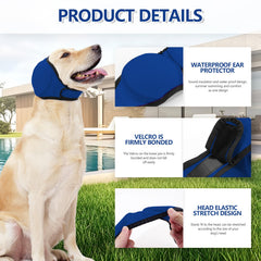 JOHNBOLIN ear wrap for hematoma protects ears during baths and grooming
