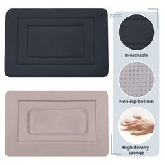 JoicyCo dog bed non-slip bottom stays in place on flooring