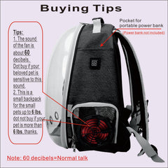 JOJOPEPE transparent bubble backpack offers clear visibility for bonding.