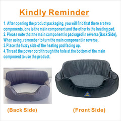 JOJOPEPE waterproof non-slip base keeps the bed steady.
