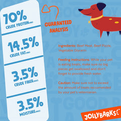 Jolly Barks Junior Bully Sticks gentle on teeth for small dogs.