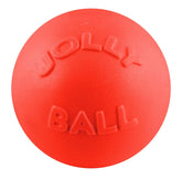 Jolly Pets Bounce-N-Play orange 6-inch ball for fetch and retrieval.