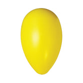 Jolly Egg 12-inch yellow dog toy for large dogs with durable play appeal.