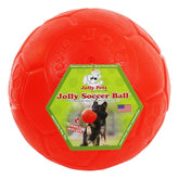 Jolly Pets Jolly Soccer Ball 8in in left view for interactive fetch play.