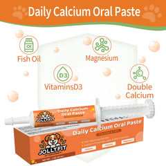 Jollyfit Oral Calcium syringe administration demonstrates direct application for labor support