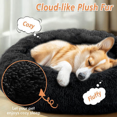 JOLLYVOGUE Donut Bed offers head and neck support for comfortable naps.
