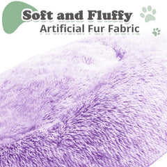 JOLLYVOGUE donut bed headrest border supports neck for comfortable lounging.