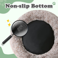 Headrest support provides secure, restful lounging for pets.