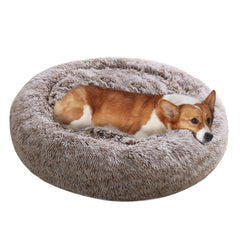 JOLLYVOGUE donut bed with non-slip bottom stays in place during play