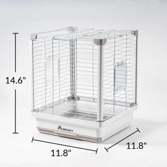 JONS NTY travel cage with two food boxes supports varied meals