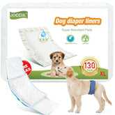 JOCCIK dog diaper liner demonstrating high absorbency up to 14 oz for day and night protection