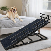 Jopavo 65 inch dog ramp length eases bed access for dogs