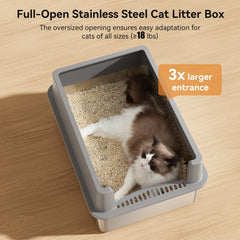 Jotesnew 40L capacity ideal for big cats and multi-cat homes