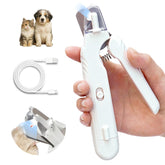 Jovoria Safe 2-in-1 nail clipper with LED light for precise, guided grooming.