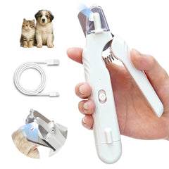 Jovoria Safe 2-in-1 nail clipper with LED light for precise, guided grooming.