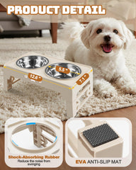 Jovrun anti-slip feet keep bowls steady and protect floors