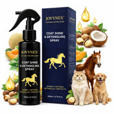 JOVYNEX dog detangler spray bottle for easy brushing on long coats