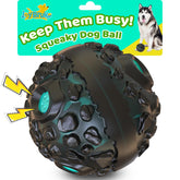 JoyBruko dog ball squeaky toy attracts dogs and promotes active play.