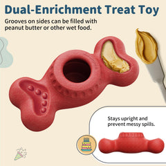 JoyBruko freeze bone ice cream holder cools treats for dogs.