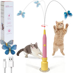 JoyBruko Spin Butterfly on suction base enabling secure indoor play.