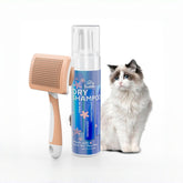 JOYCUDDLE waterless shampoo with brush foaming for detangling