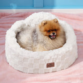 Joydeco Cloud Bed with orthopedic foam cushions small dogs' heads for restful sleep