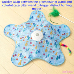 JoyEnjoy motion-sensor USB rechargeable toy—automatic play with lifelike chirps and long standby.