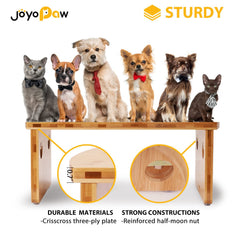 JOYOPAW 68oz capacity bowls suit large dogs with ample servings.