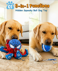 JoySolar interactive dog toy tearable design supports long-lasting play sessions