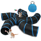 Joytale 5-Way Cat Tunnel social hub for multi-cat play and energy burn.