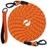 Joytale long leash with detachable padded handle for comfortable training sessions.