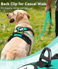 Joytale No Pull Harness teal widened traffic handle for control in crowds