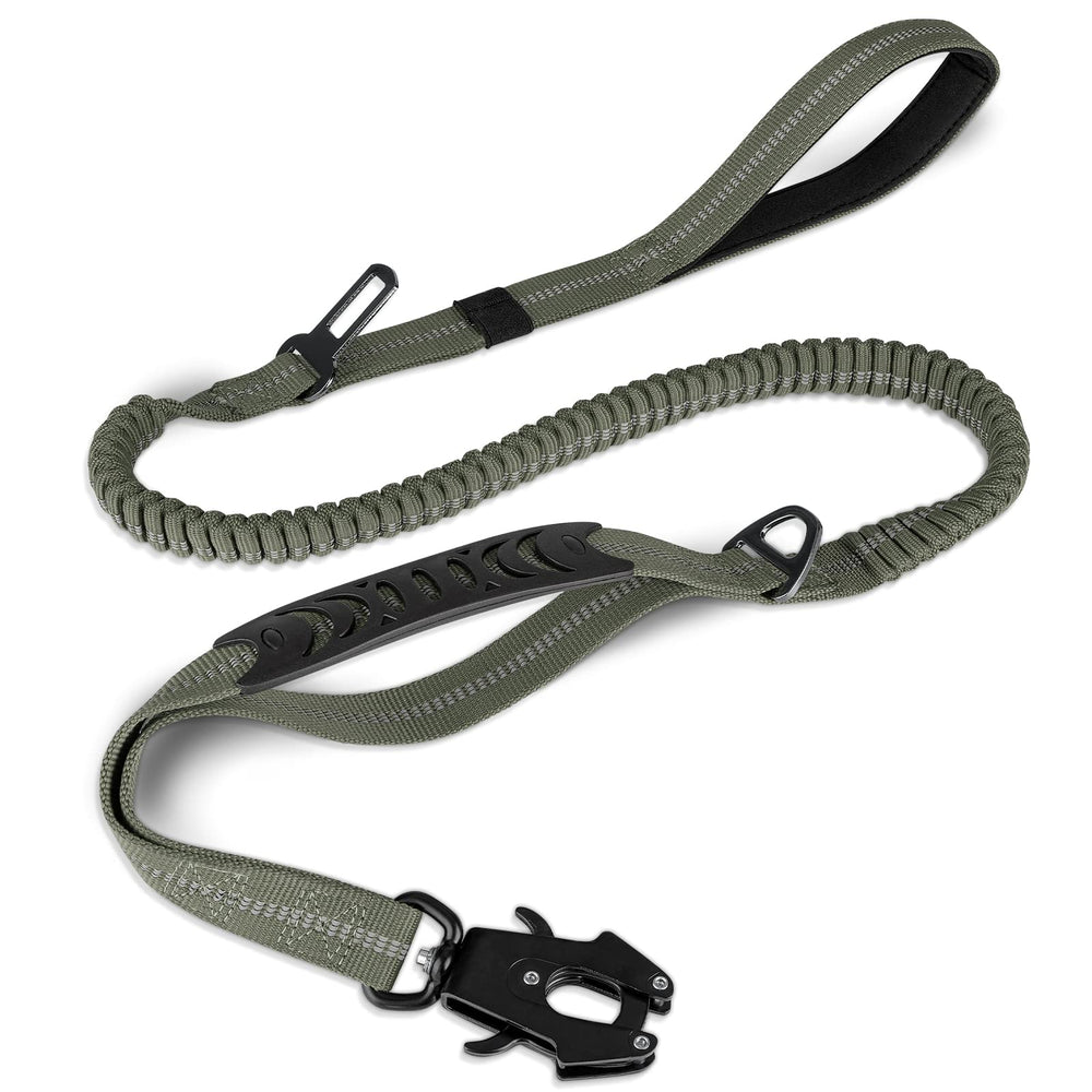 Joytale Tactical Dog Leash heavy-duty 4-6ft supports strong dogs on long, secure walks.