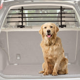 JOYTUTUS dog barrier installed in an SUV for secure cargo separation