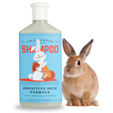 JR Liggett's small animal shampoo bottle with gentle, detergent-free cleansing.