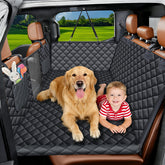 JSTHT back seat extender with hard bottom provides extra space for dogs on trips